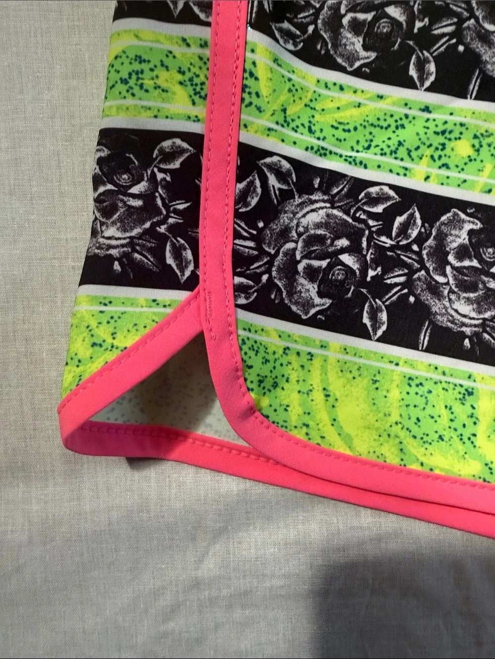 Hurley Neon Pink, Lime & Yellow Floral Board Shorts Size 36